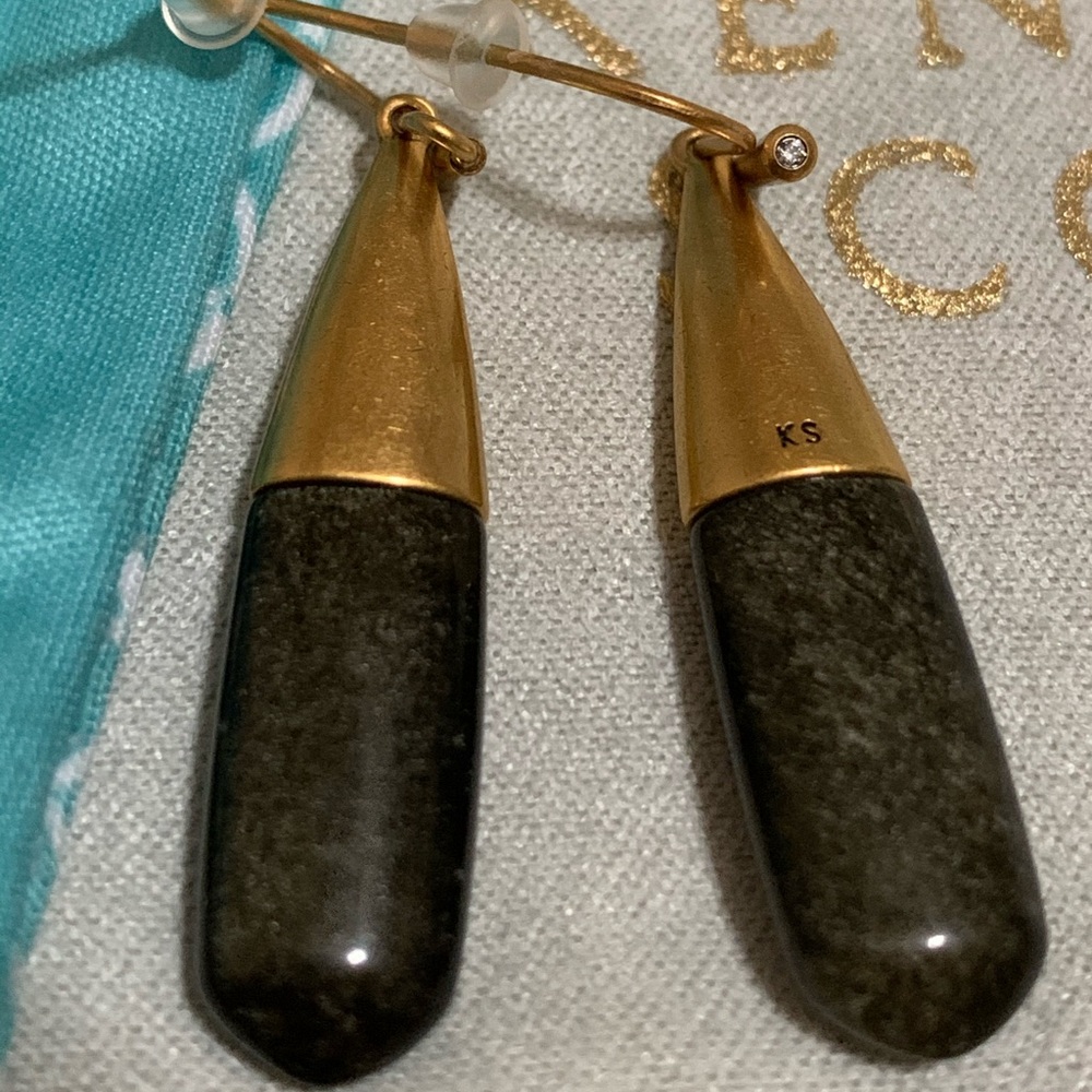 Kendra Scott Olive Drop Earrings